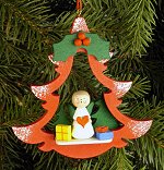 Angel in Red Tree<br>Ulbricht Ornament